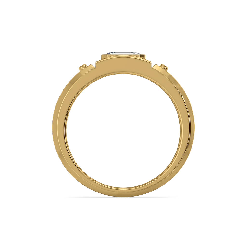 Modern Edge - Lab Diamond Men's Ring