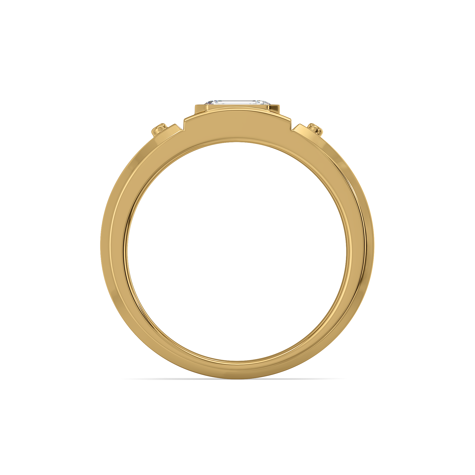 Modern Edge - Lab Diamond Men's Ring