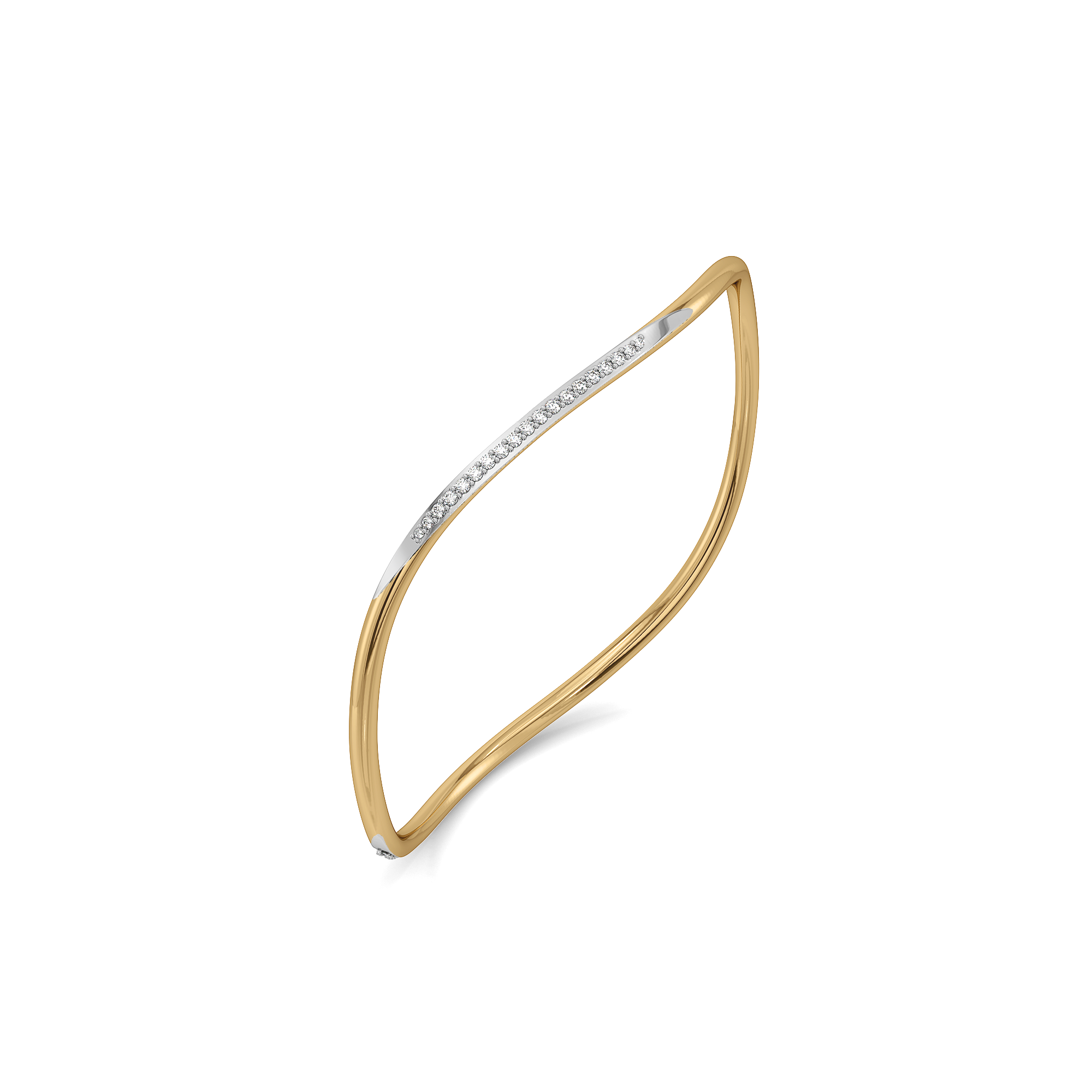 Rebel Loop - Lab Diamond Bangle Secondary image