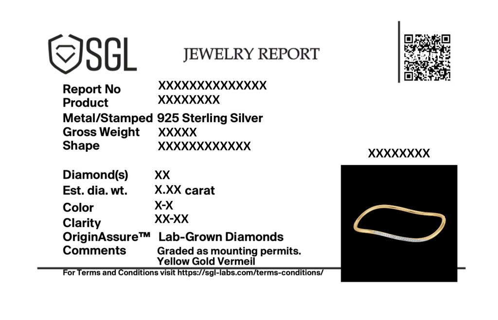 Rebel Loop - Lab Diamond Bangle