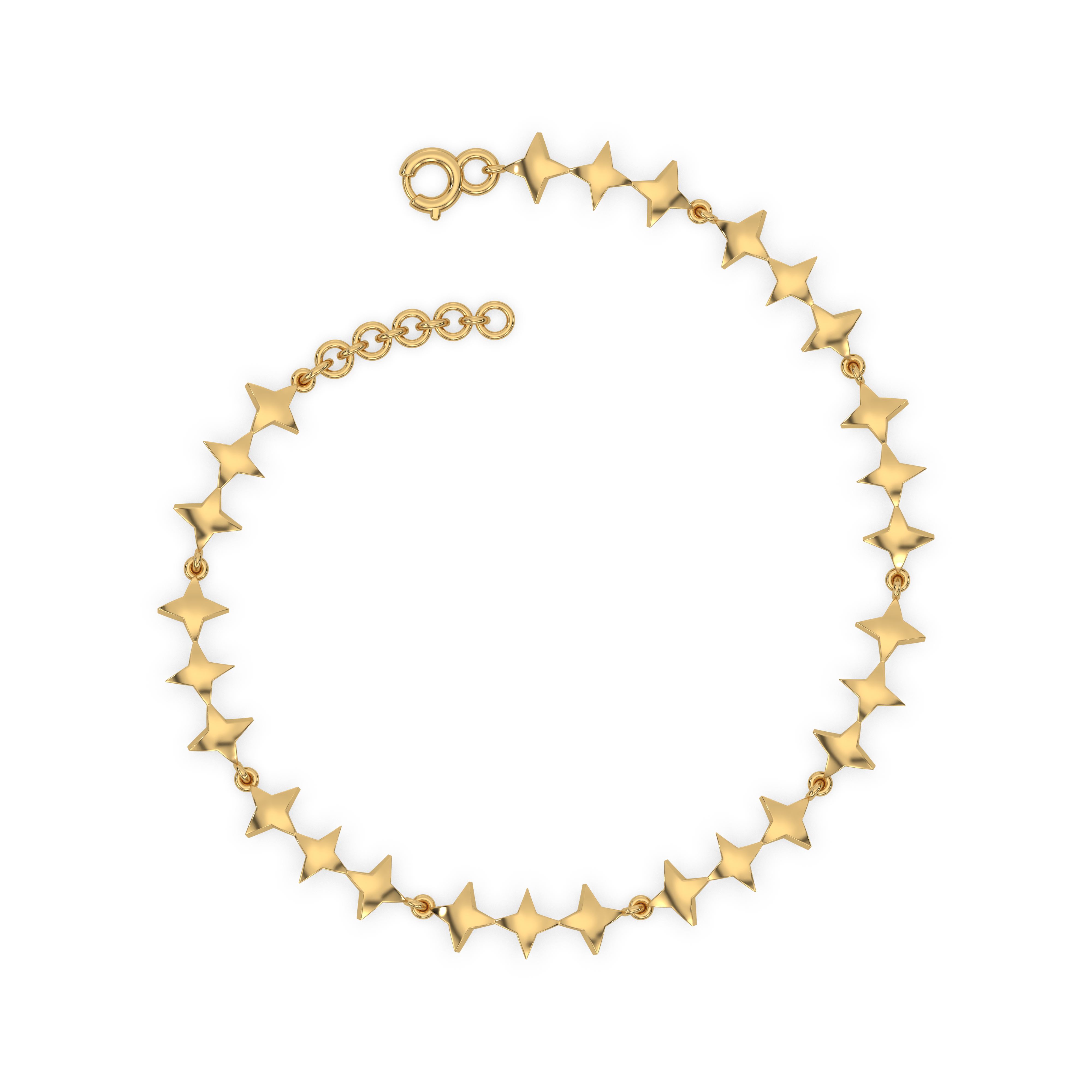 Twinkling Star - 18kt Gold Vermeil Tennis Bracelet