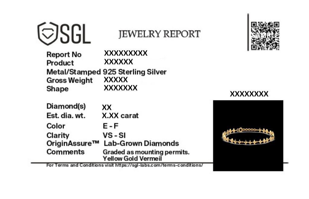 Twinkling Star - 18kt Gold Vermeil Tennis Bracelet