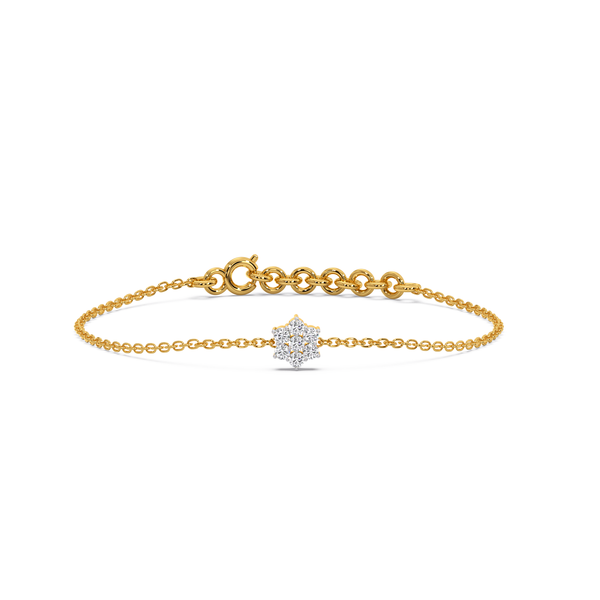 Floral Essence - Lab Diamond Bracelet