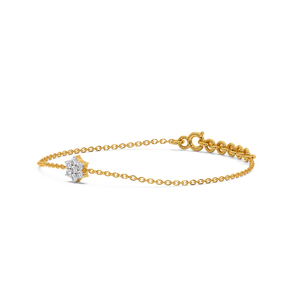 Floral Essence - Lab Diamond Bracelet