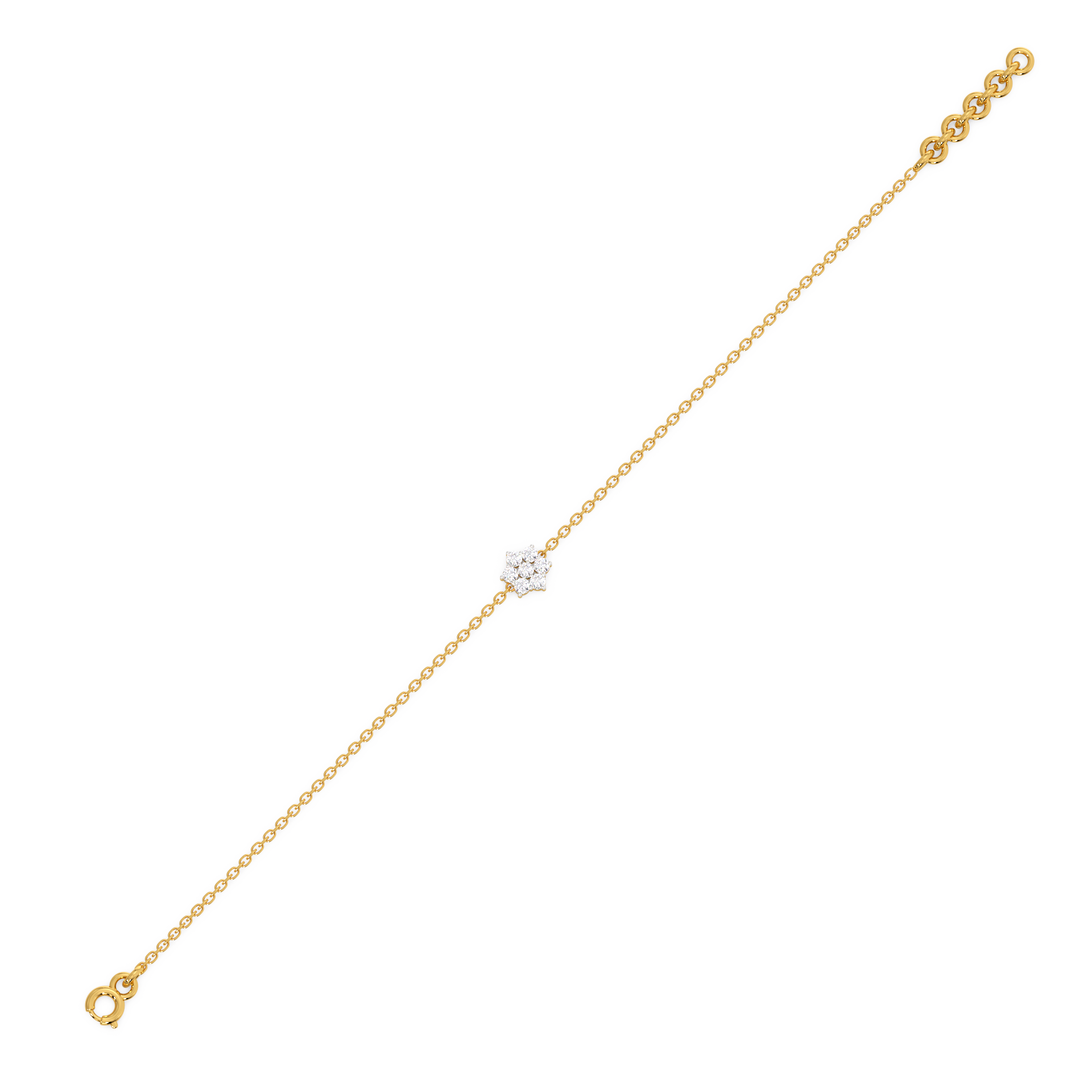 Floral Essence - Lab Diamond Bracelet