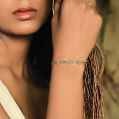 Hexagon Chic - Lab Diamond Bracelet