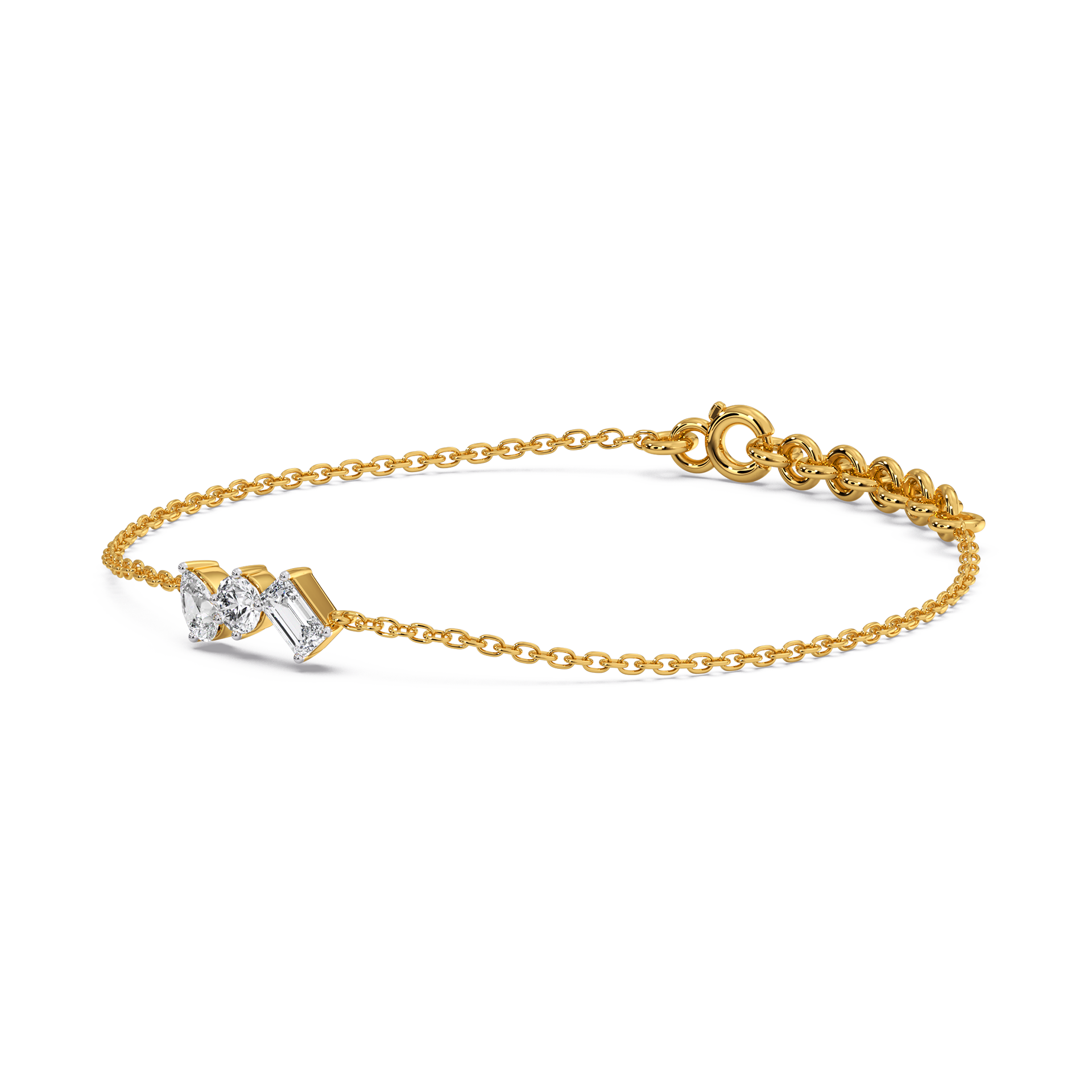 Toi-et-Moi - Lab Diamond Bracelet