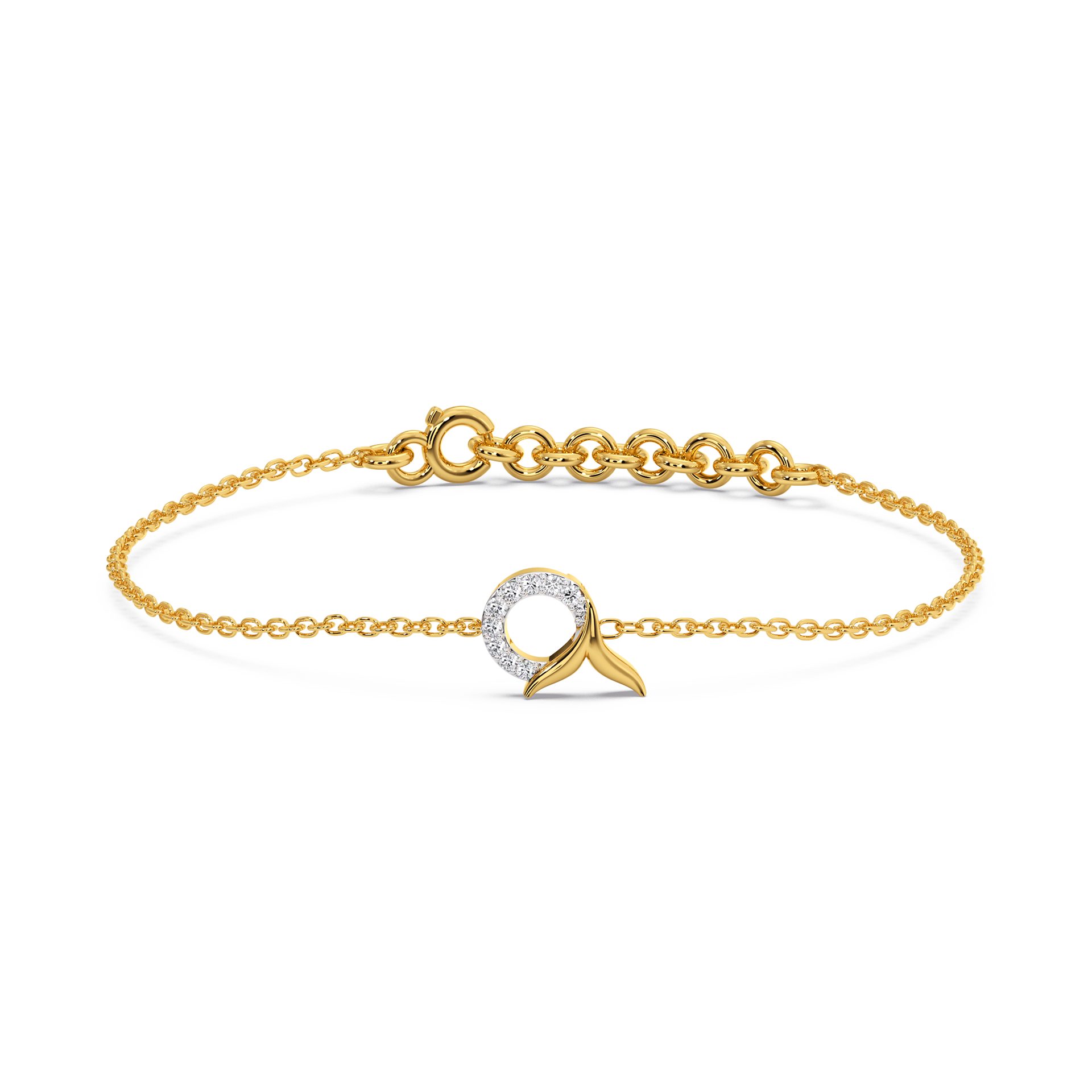 Serene Tail - Lab Diamond Bracelet Secondary image