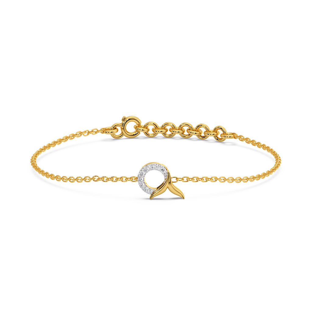 Serene Tail - Lab Diamond Bracelet