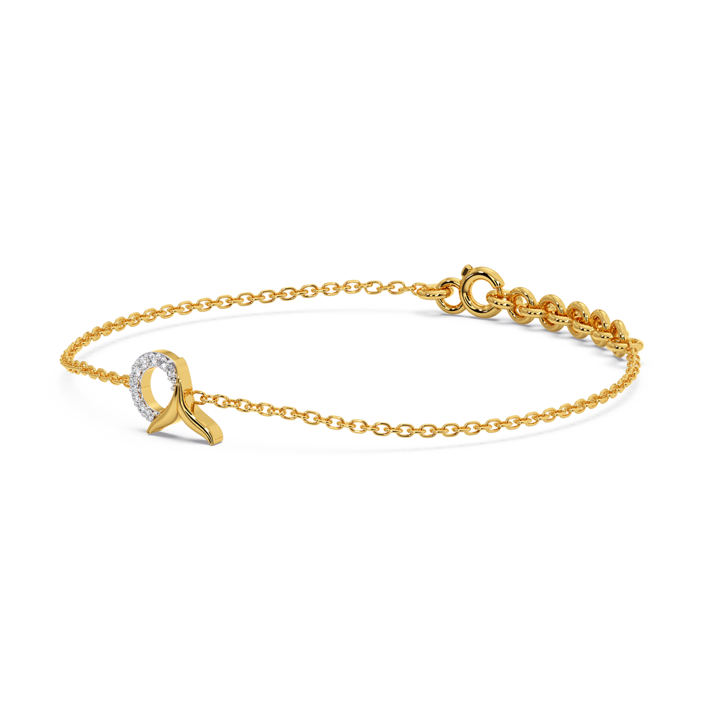 Serene Tail - Lab Diamond Bracelet