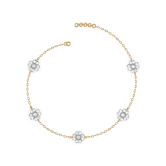Eternal Bloom - Lab Diamond Station Bracelet