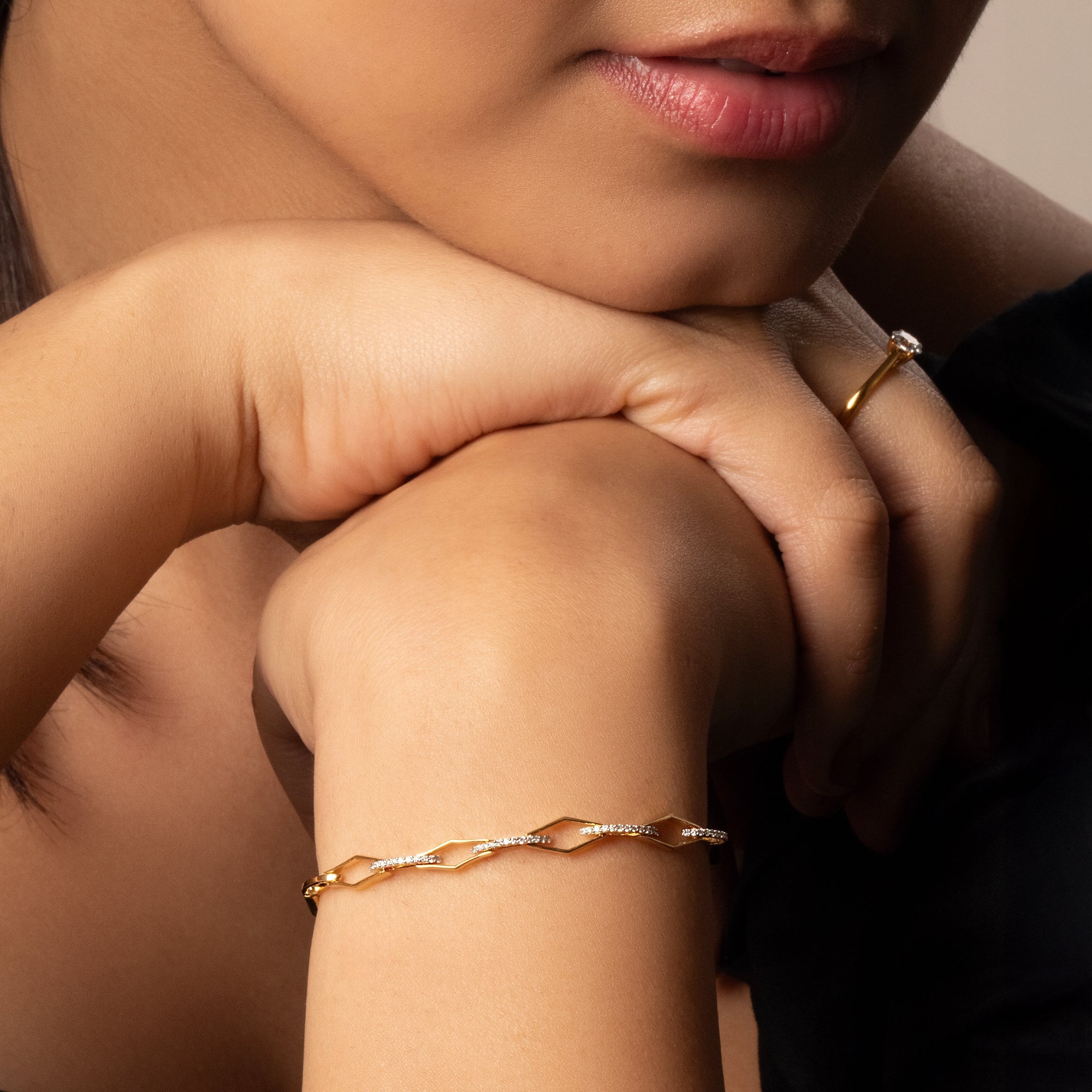 Eternal Link - Lab Diamond Tennis Bracelet Secondary image