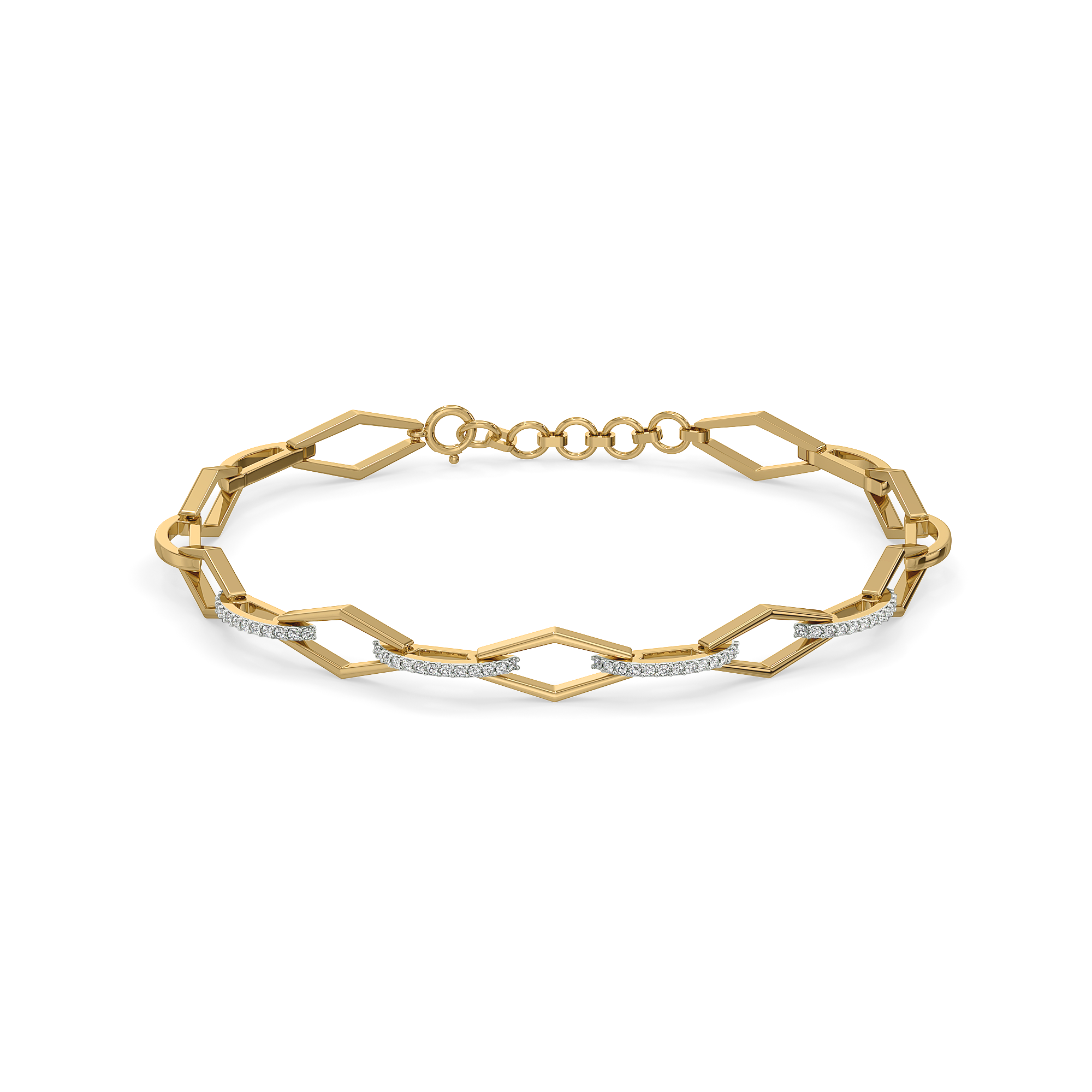 Eternal Link - Lab Diamond Tennis Bracelet Main image