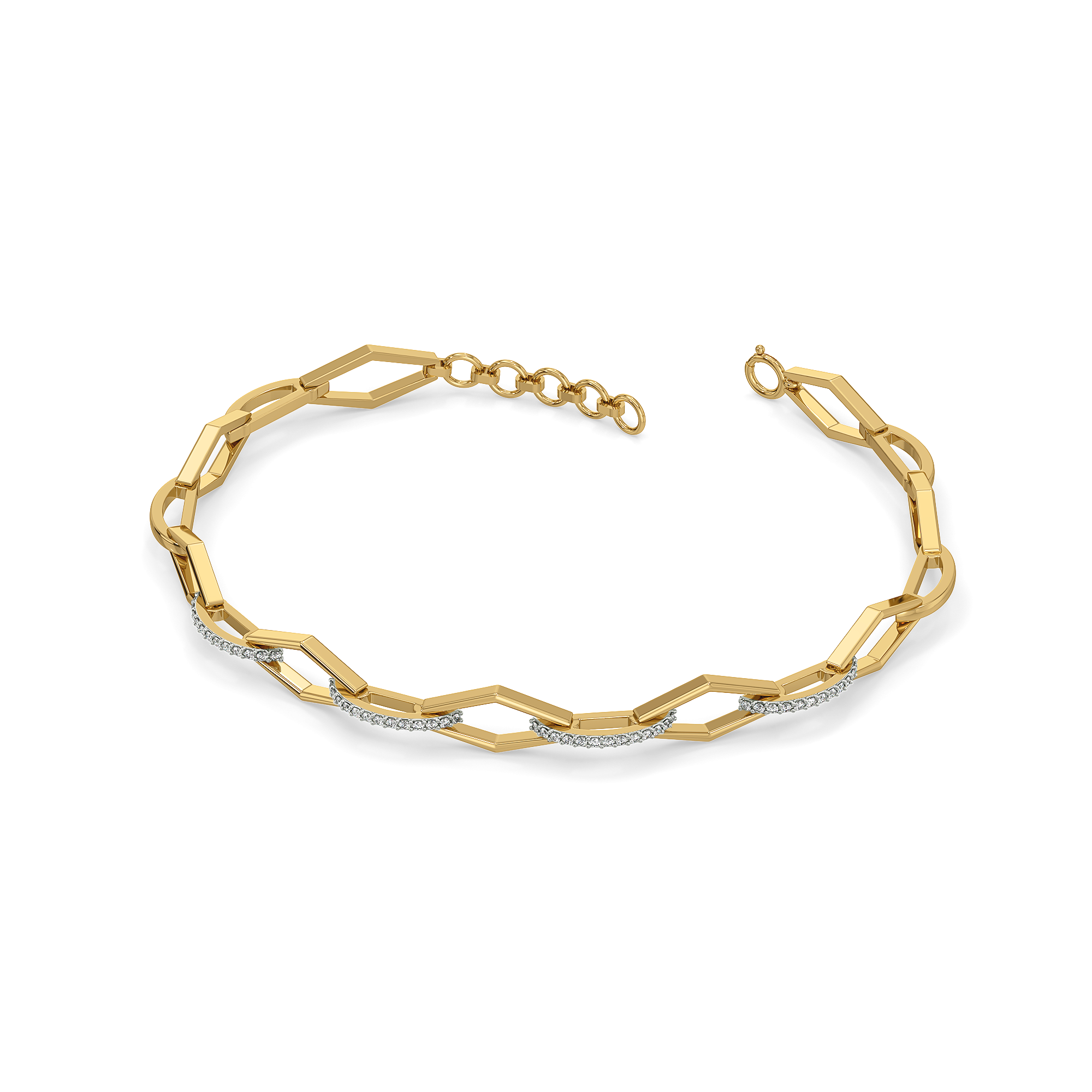 Eternal Link - Lab Diamond Tennis Bracelet