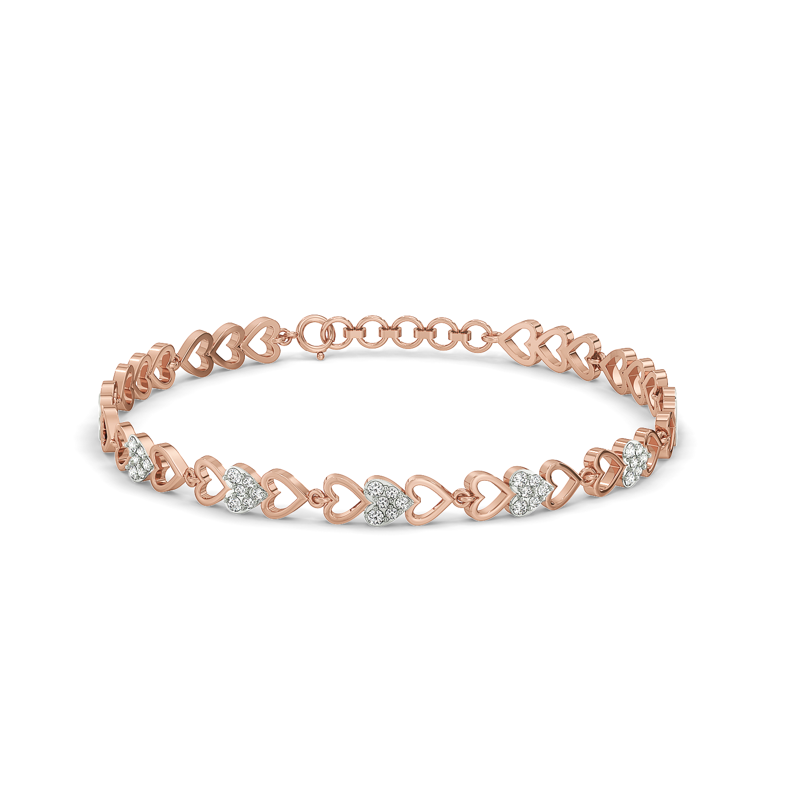 Heartstring - Lab Diamond Tennis Bracelet Secondary image
