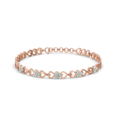 Heartstring - Lab Diamond Tennis Bracelet