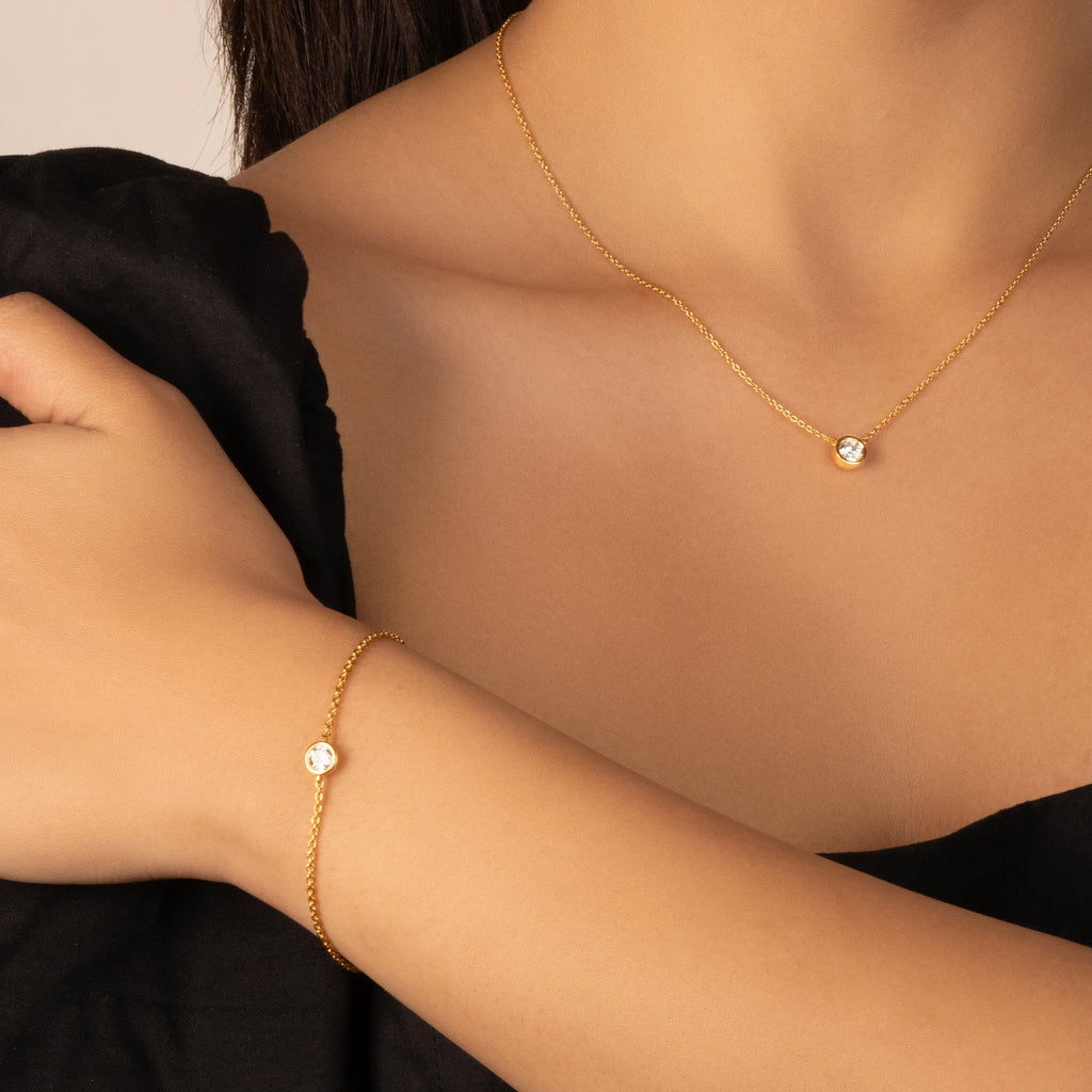 Eternal Shine - Lab Diamond Solitaire Bracelet