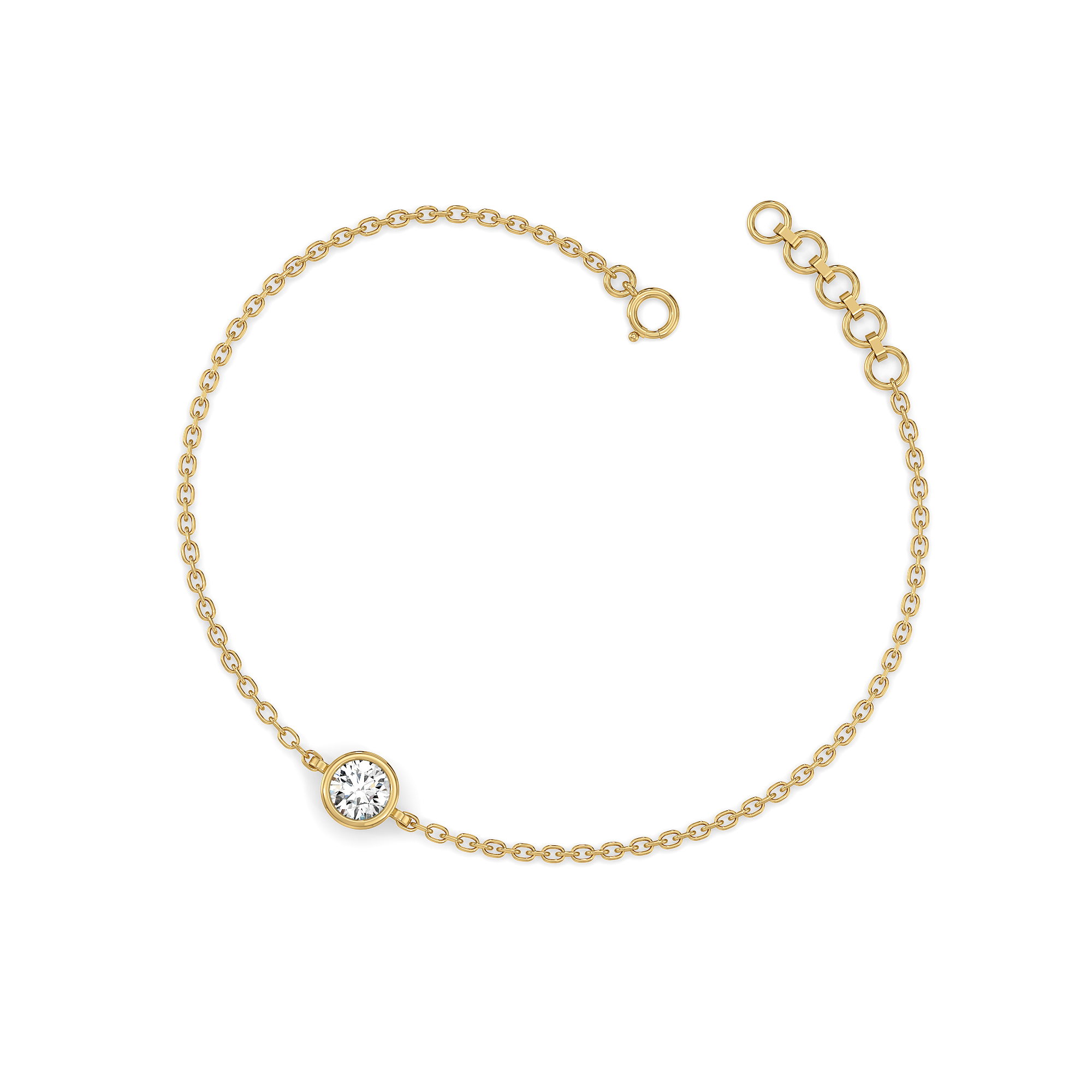 Eternal Shine - Lab Diamond Solitaire Bracelet