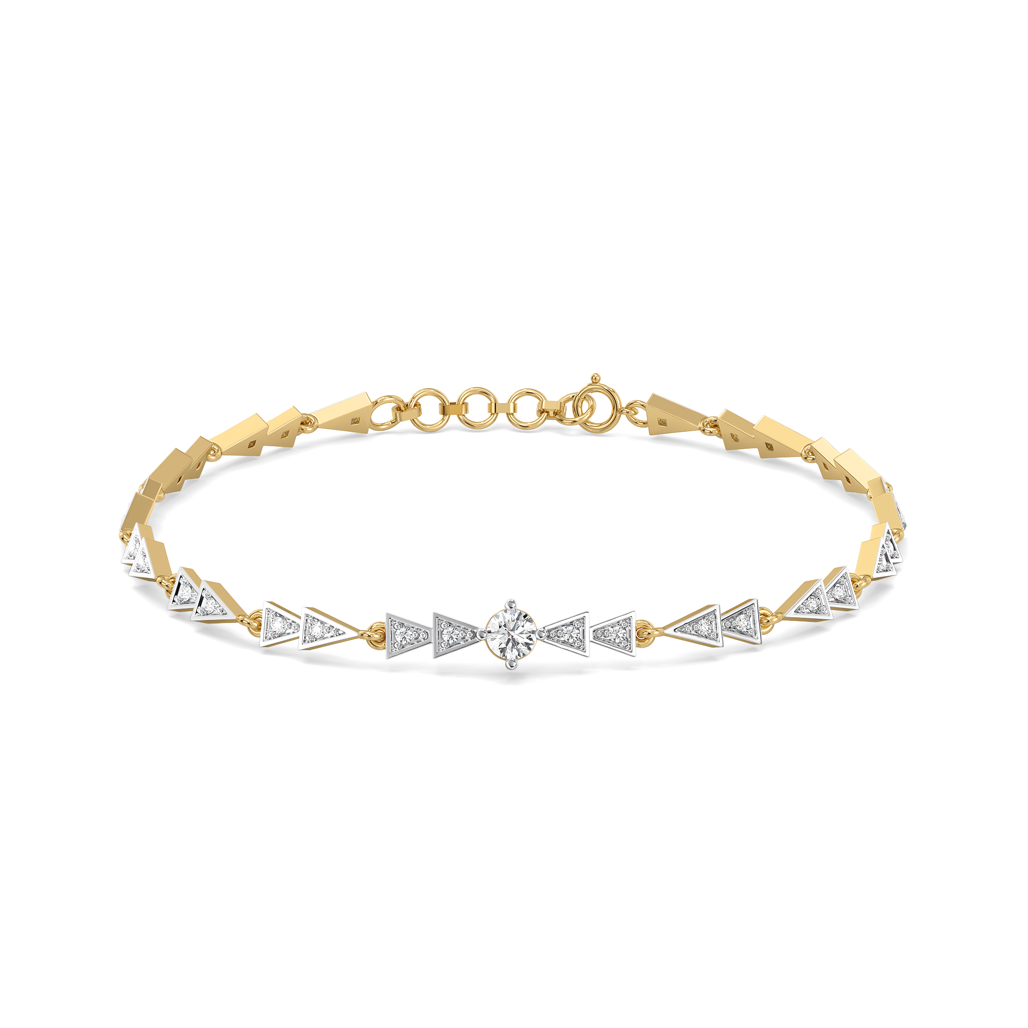Majestic Arc - Lab Diamond Solitaire Bracelet Main image