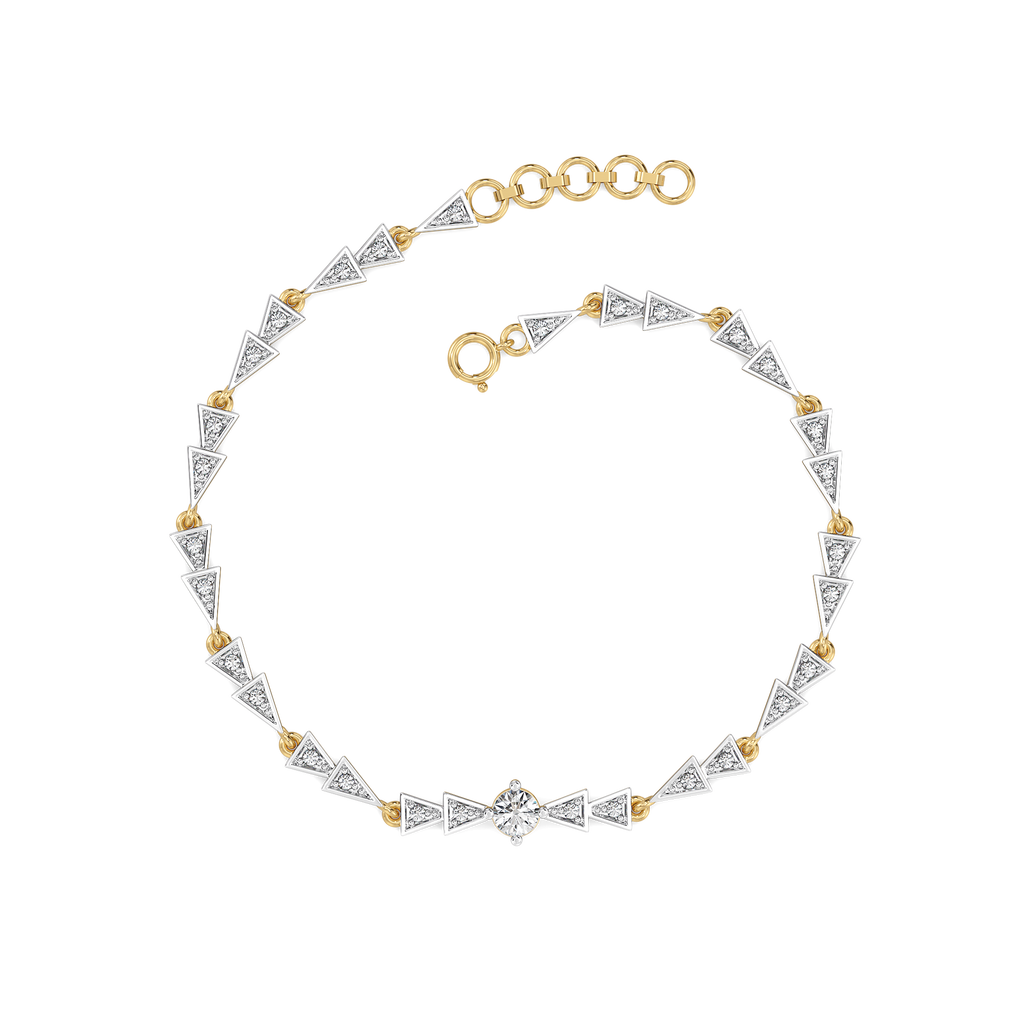 Majestic Arc - Lab Diamond Solitaire Bracelet
