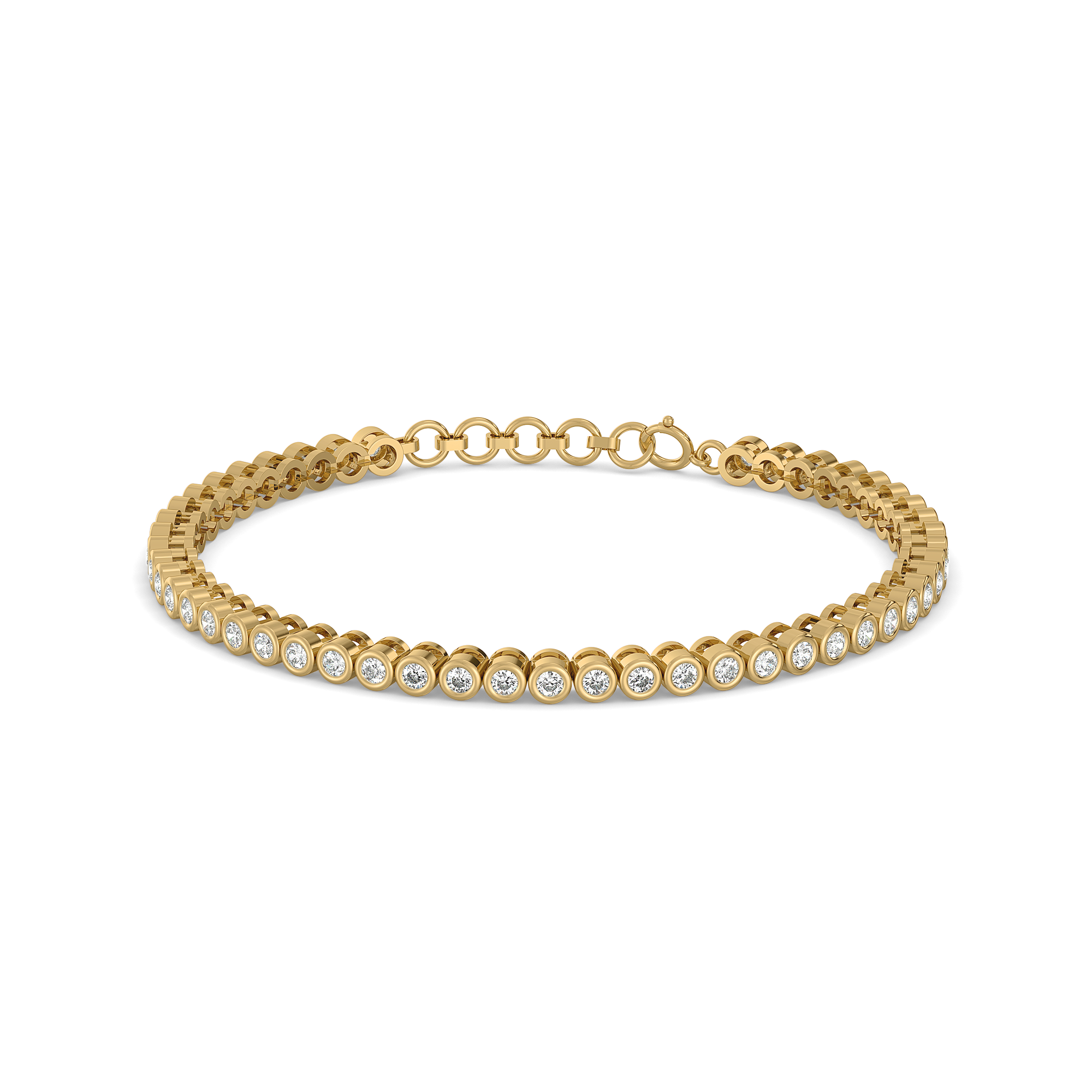Rain-Dance - Lab Diamond Tennis Bracelet Secondary image