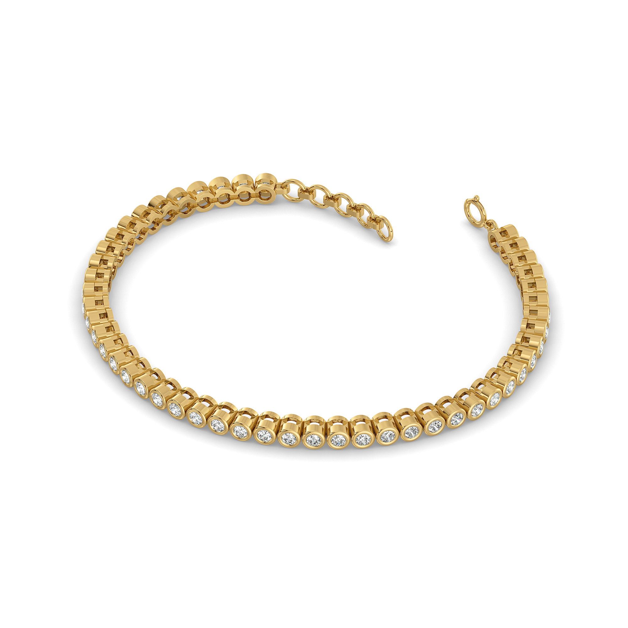 Rain-Dance - Lab Diamond Tennis Bracelet