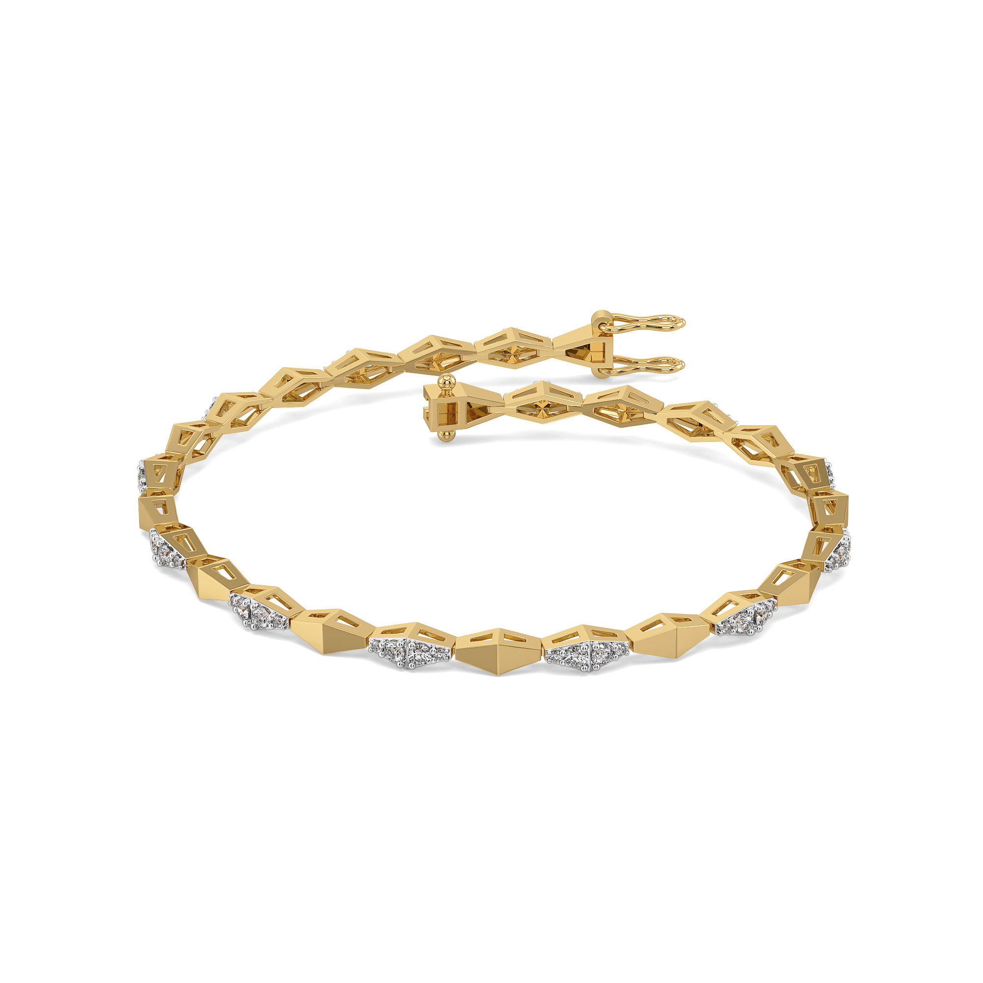 Radiance Edge - Lab Diamond Tennis Bracelet