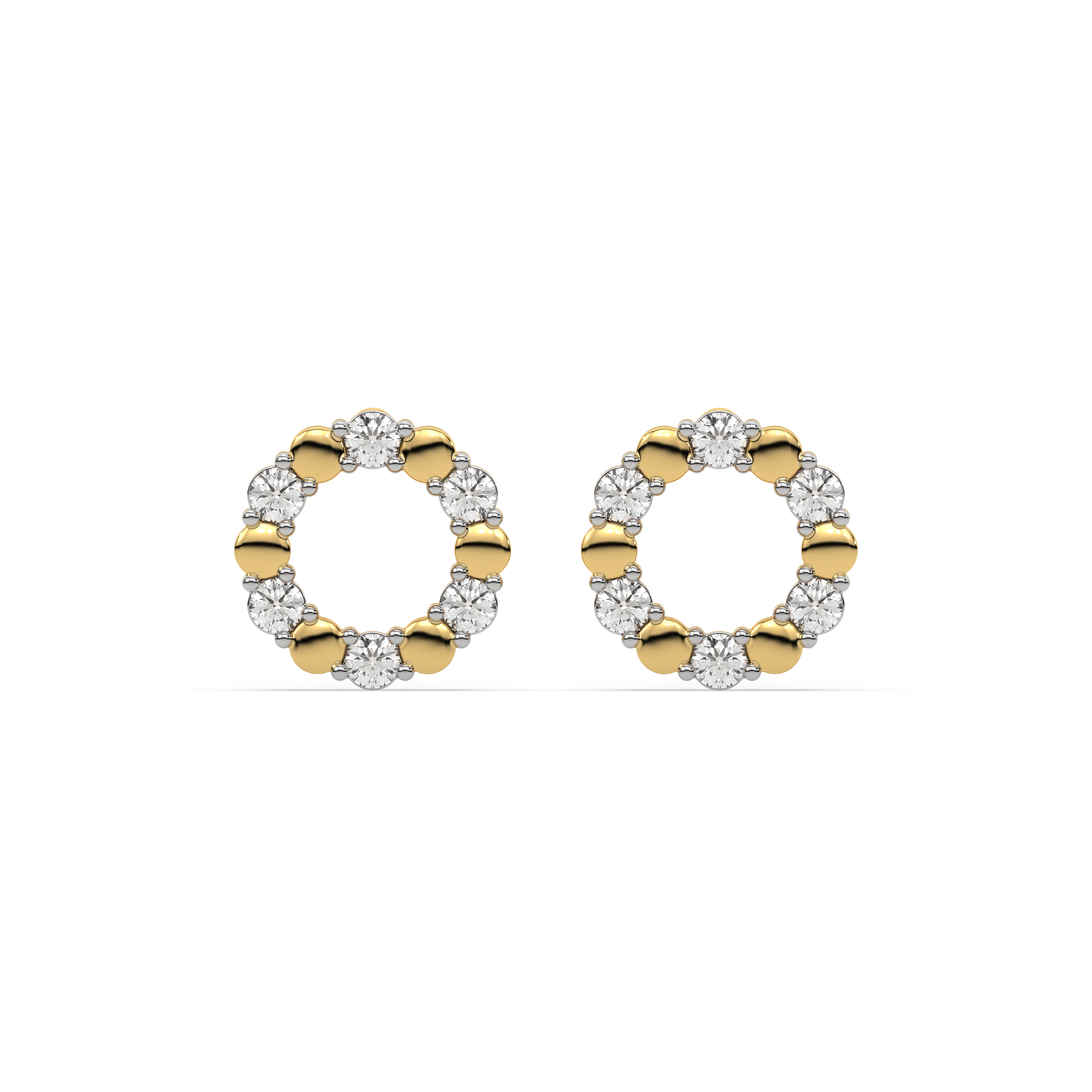 Eternal Orbit - Lab Diamond Stud Earrings