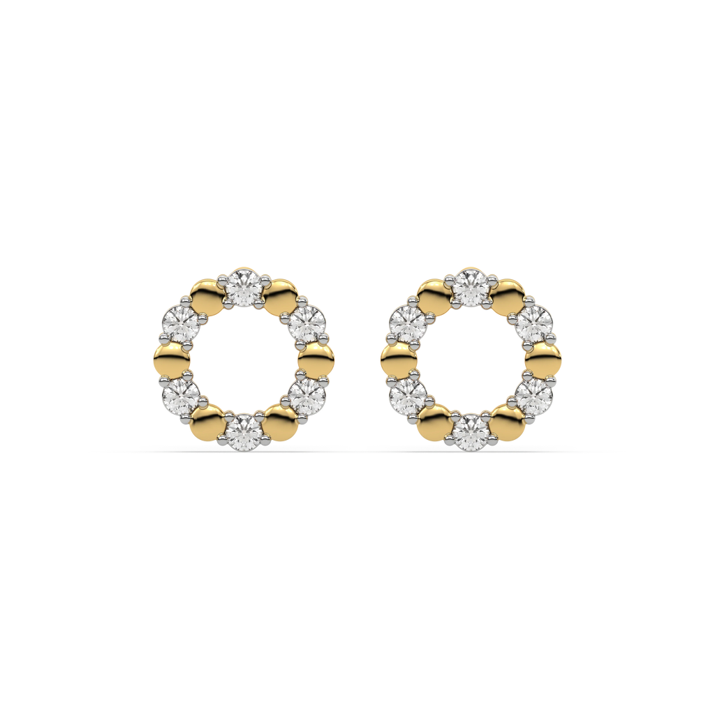 Eternal Orbit - Lab Diamond Stud Earrings