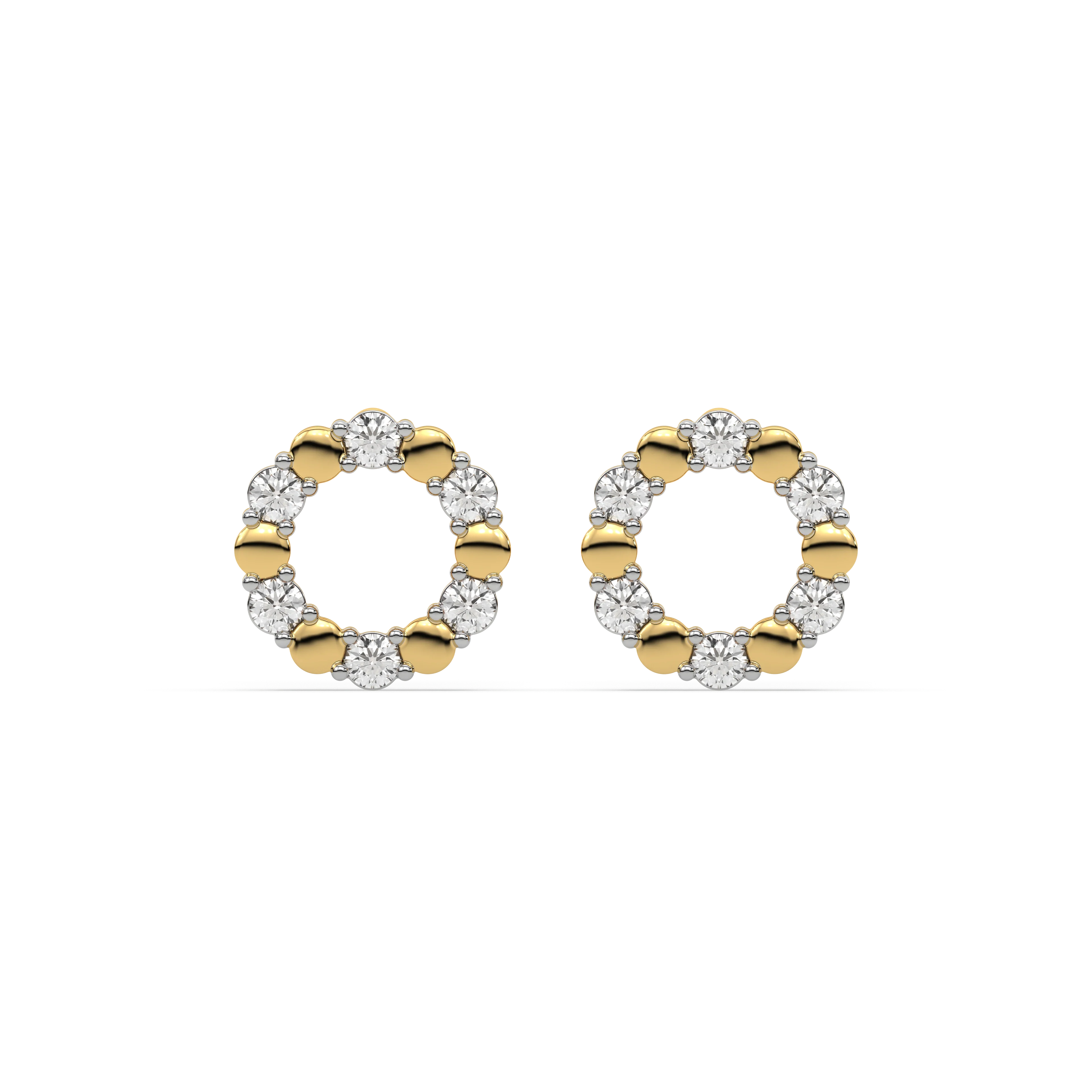 Eternal Orbit - Lab Diamond Stud Earrings