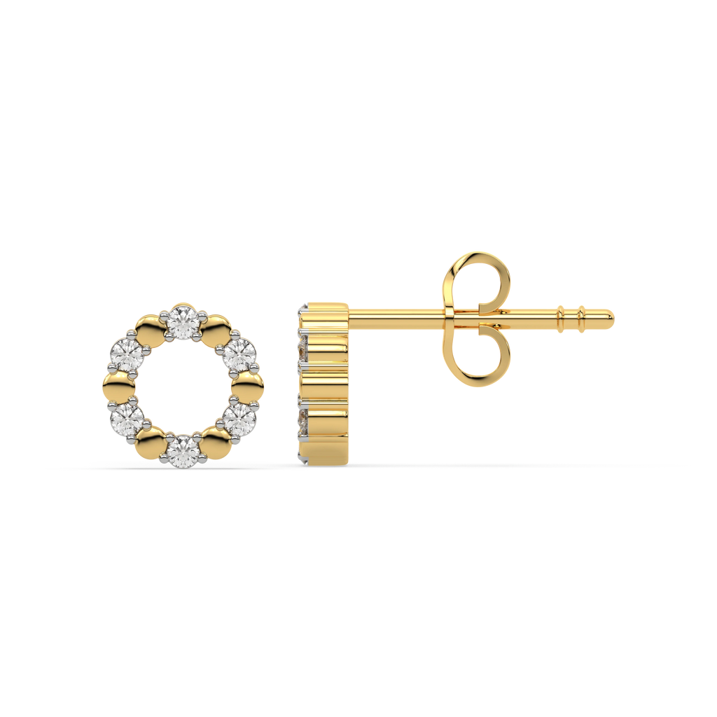 Eternal Orbit - Lab Diamond Stud Earrings
