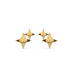 Twinkling Star - 18kt Gold Vermeil Stud Earrings