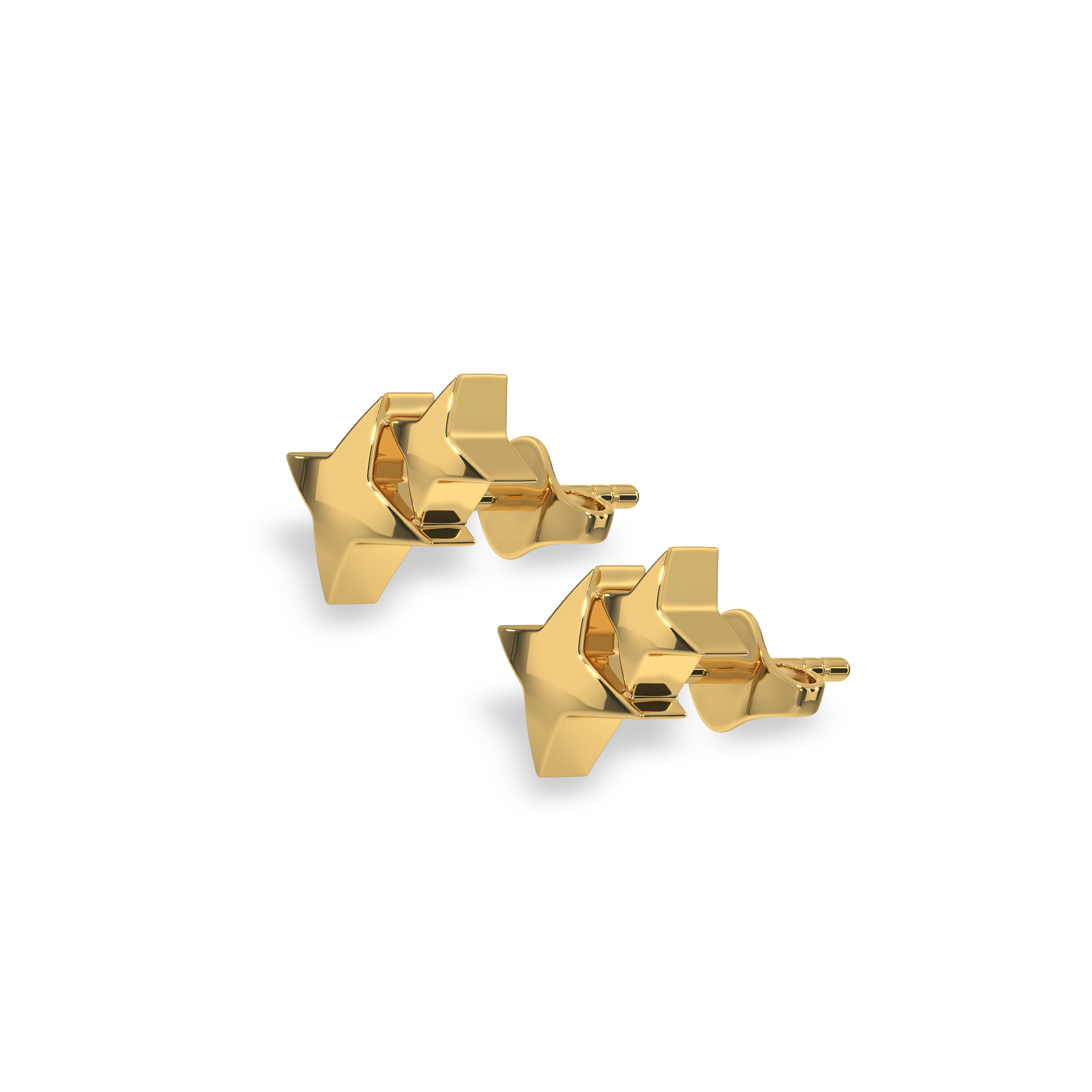 Twinkling Star - 18kt Gold Vermeil Stud Earrings