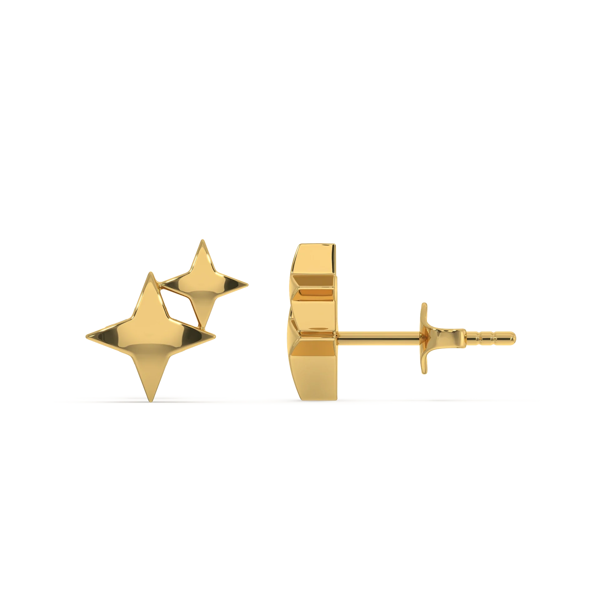 Twinkling Star - 18kt Gold Vermeil Stud Earrings