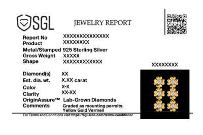 Golden Glow Petal - Lab Diamond Drop Earrings