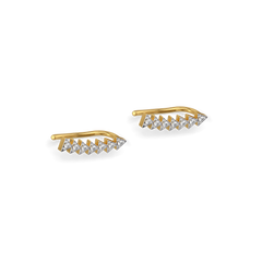 Prism Trail - Lab Diamond Ear Cuffs