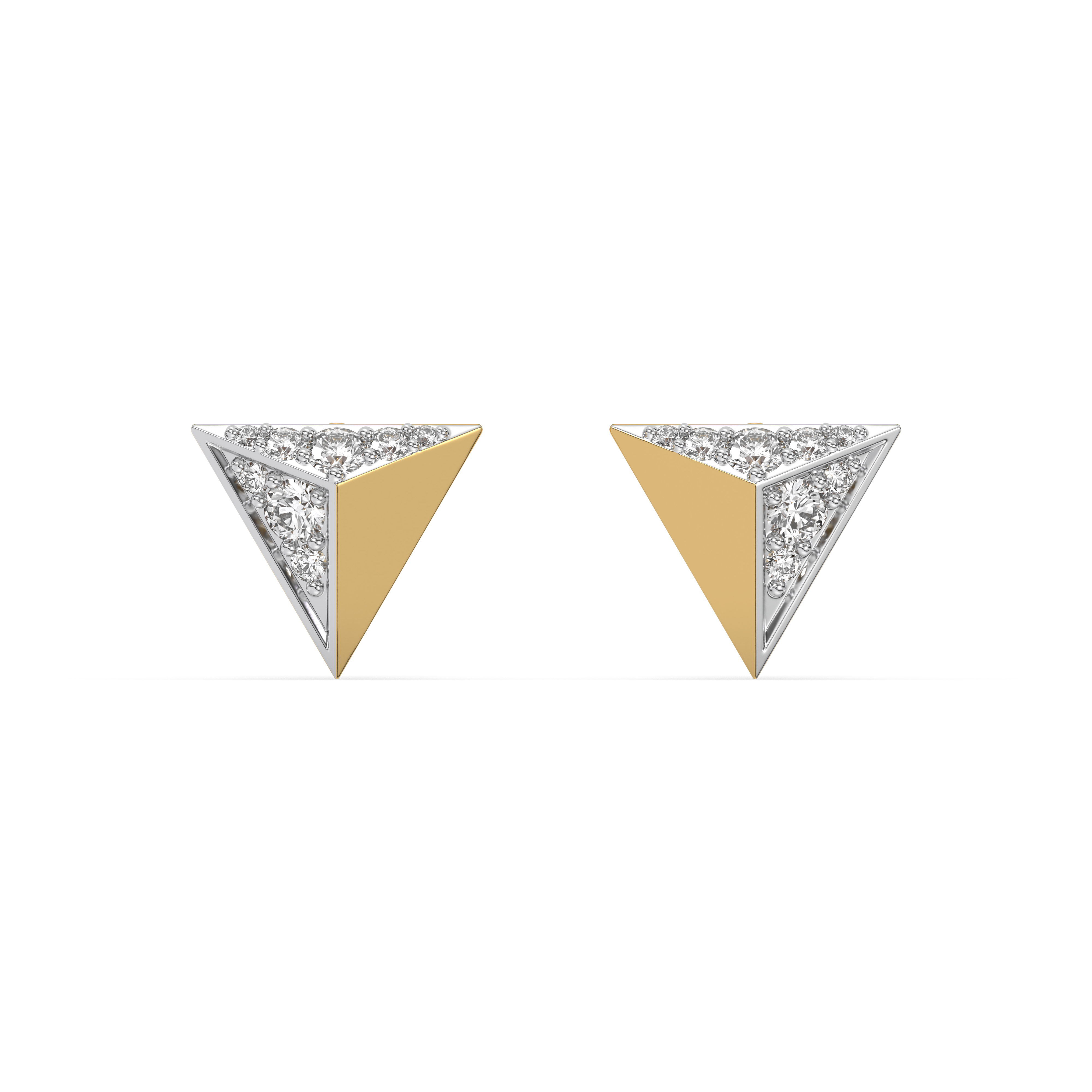 Prism Point - Lab Diamond Stud Earrings