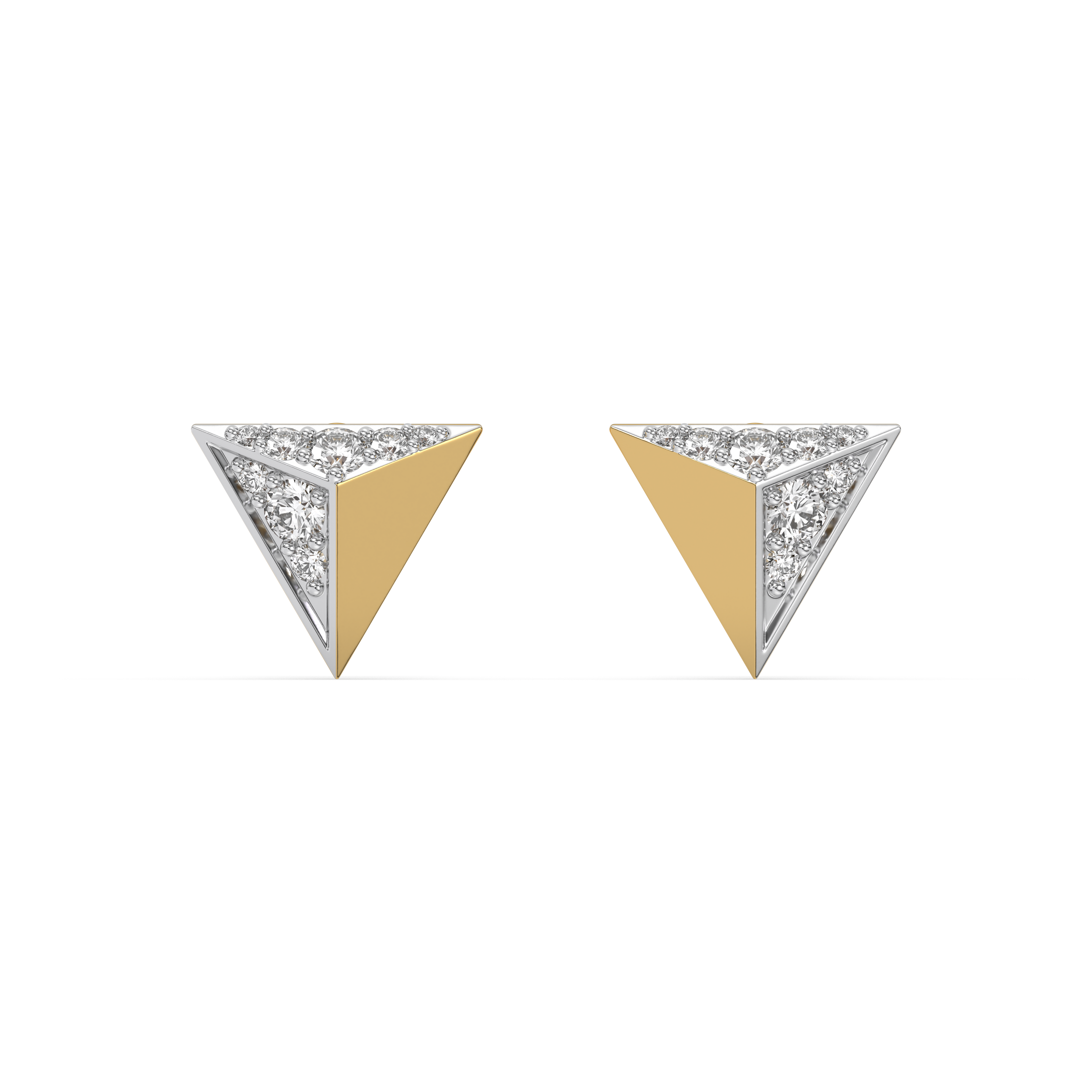 Prism Point - Lab Diamond Stud Earrings