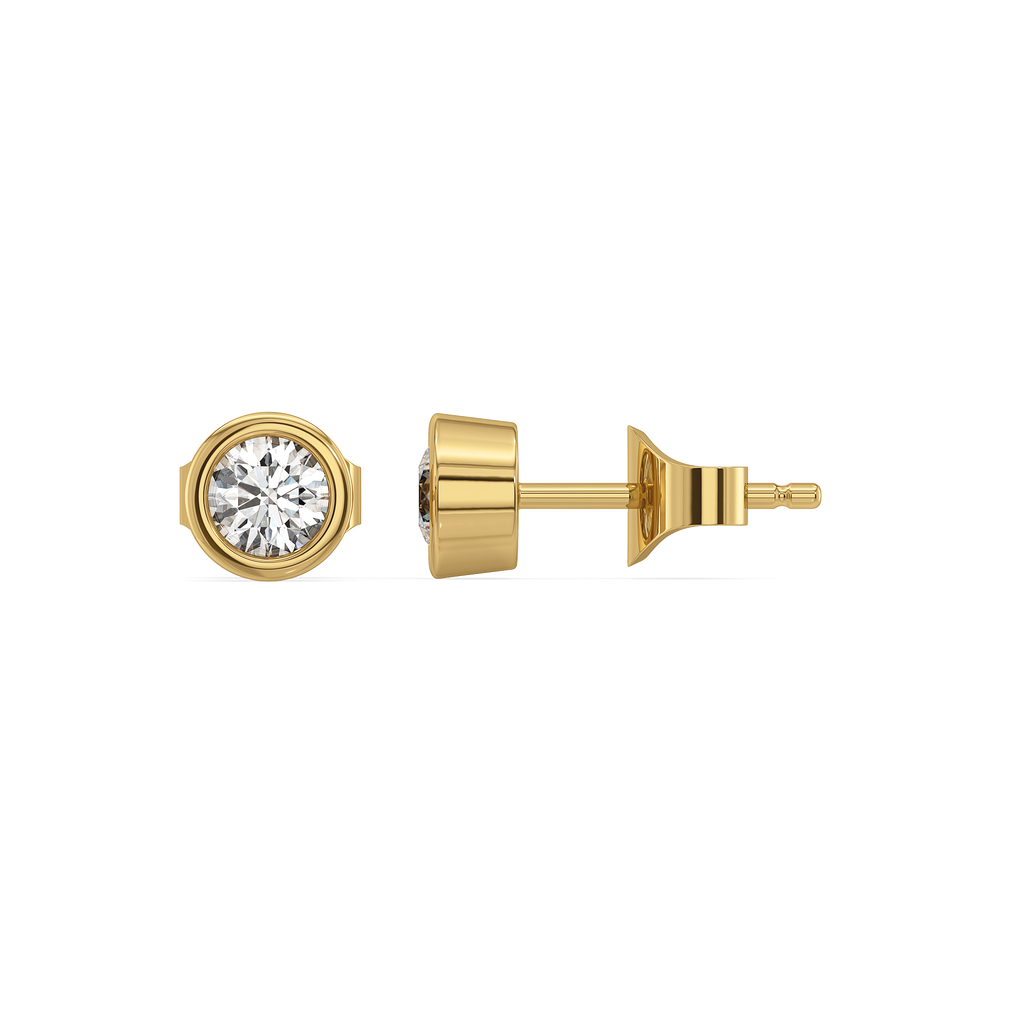 Eternal Shine - Lab Diamond Solitaire Stud Earrings