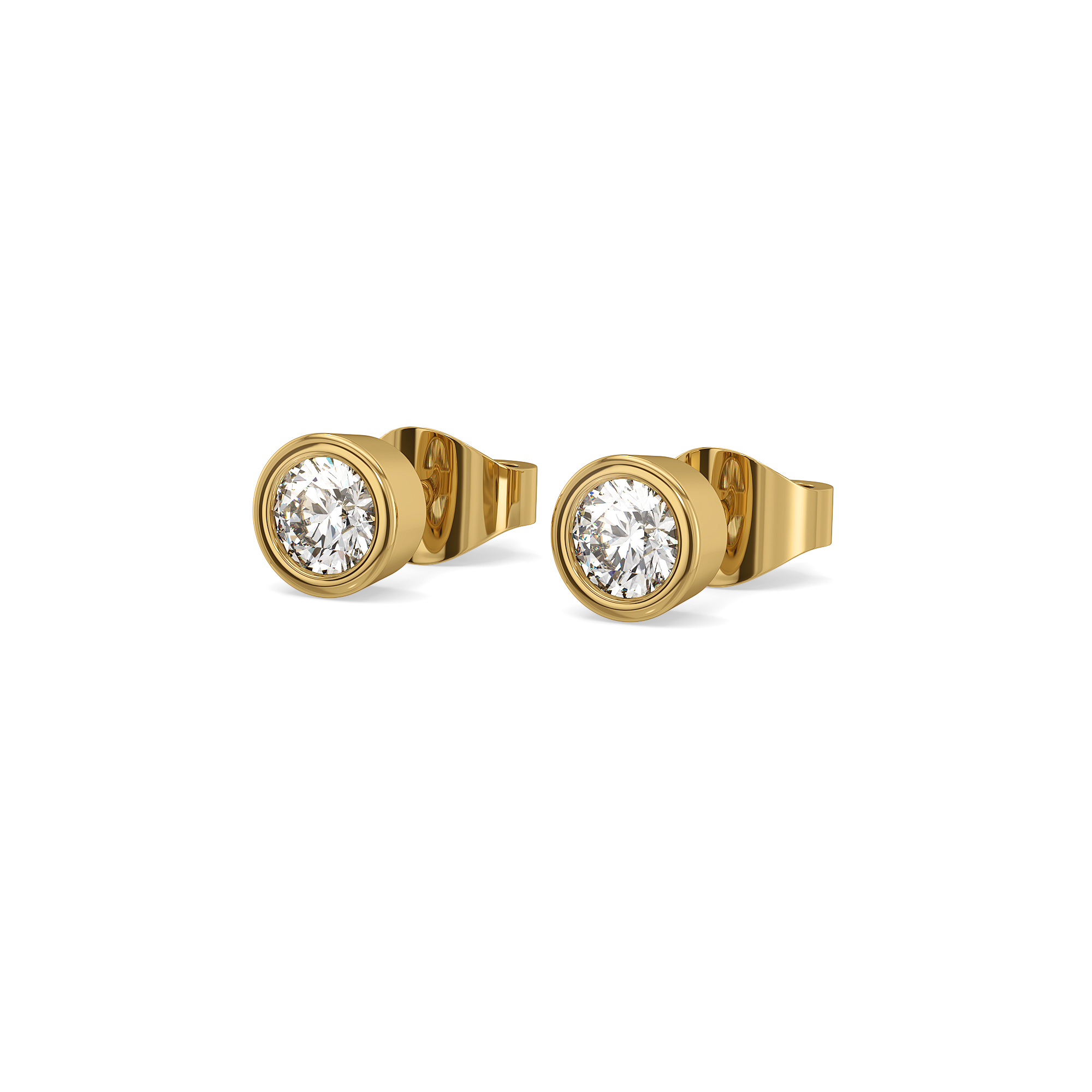 Eternal Shine - Lab Diamond Solitaire Stud Earrings