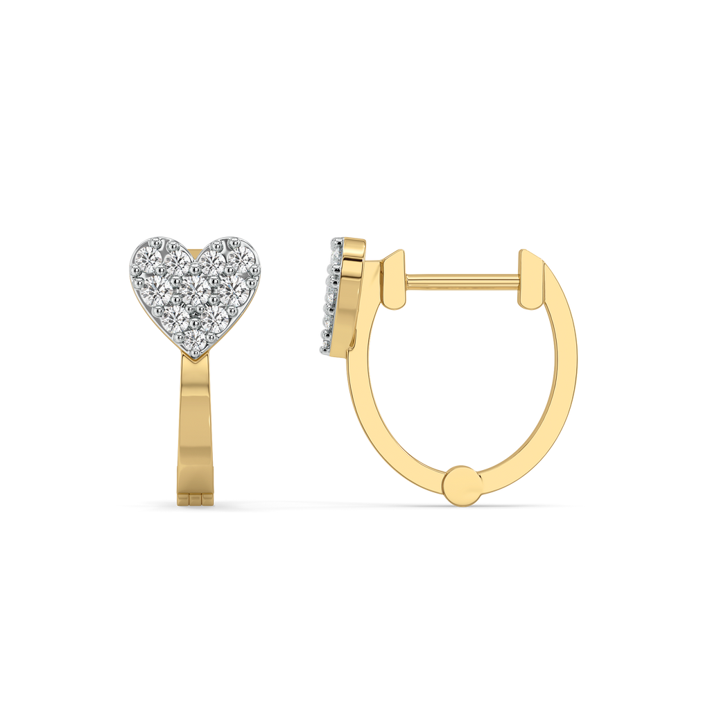 Timeless Loop - Lab Diamond Hoop Earrings