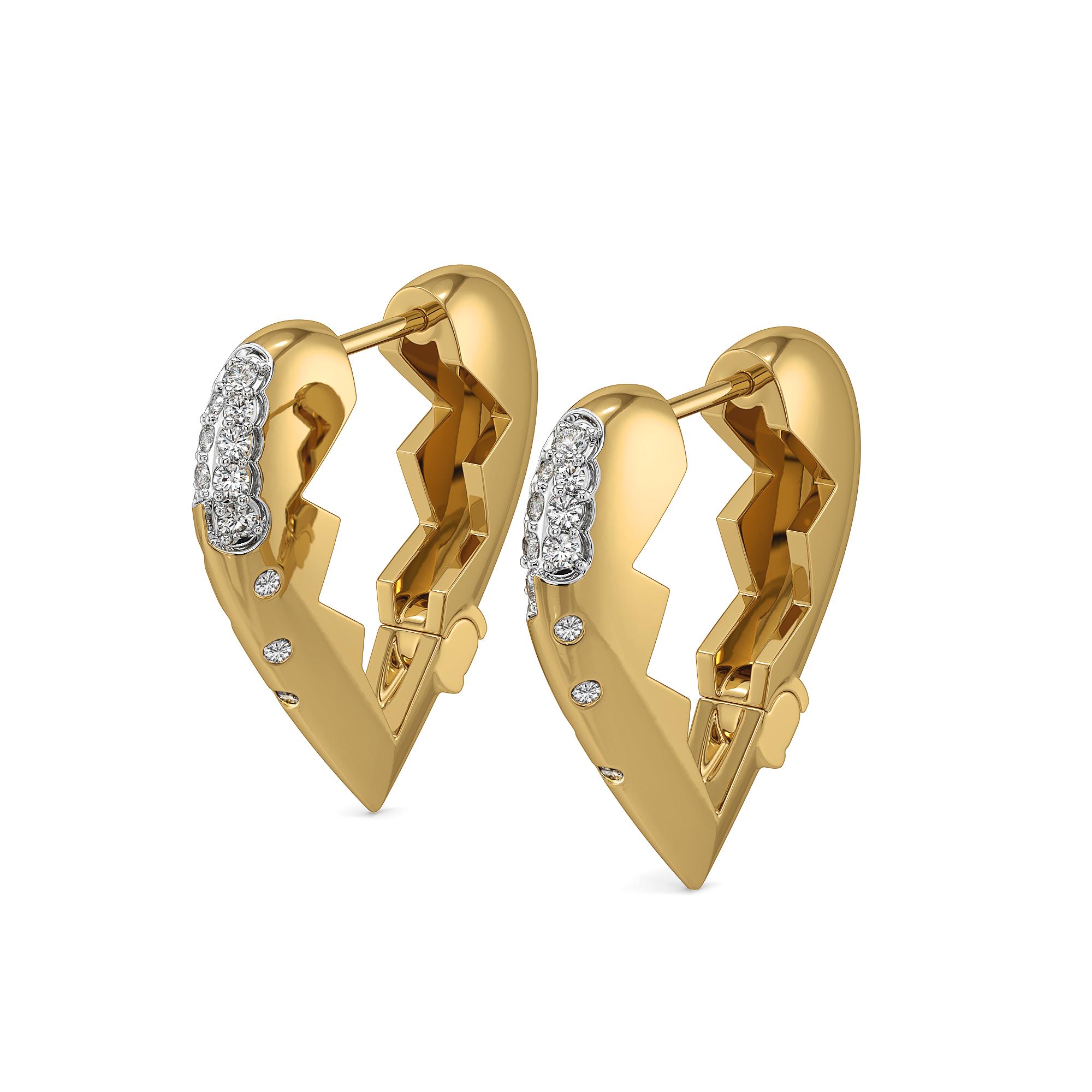Unbreakable Bond - Lab Diamond Hoop Earrings