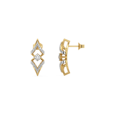 Fierce Aura – Lab Diamond Solitaire Earrings