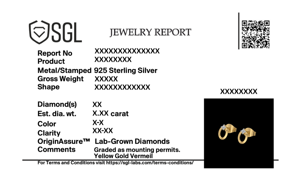 Luna Dot Studs - Lab Diamond Earrings