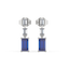 Blue Brilliance Drop - Lab Diamond Earrings