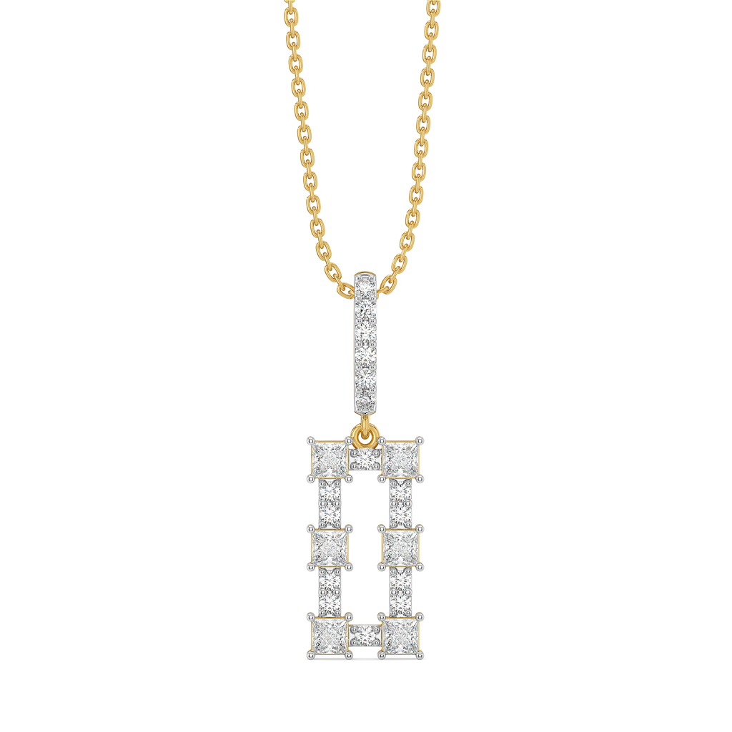 Princess Pathway - Pure Gold Lab Diamond Pendant