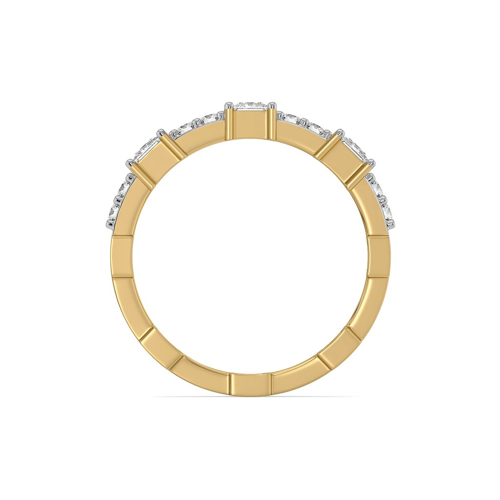 Princess Pathway - Pure Gold Lab Diamond Ring