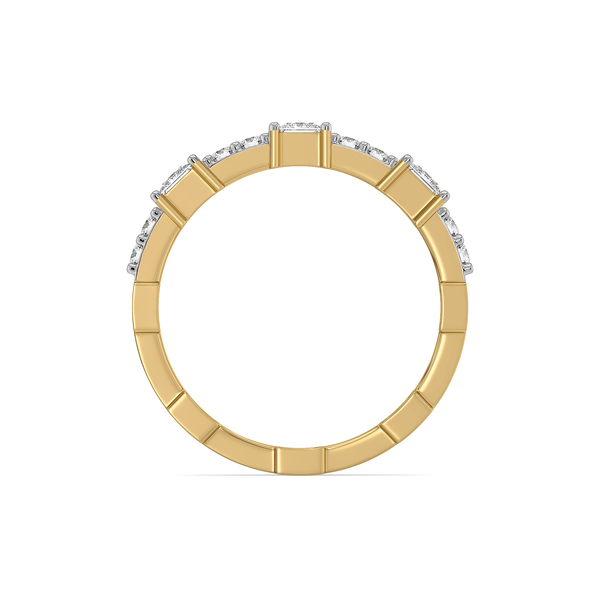 Princess Pathway - Pure Gold Lab Diamond Ring