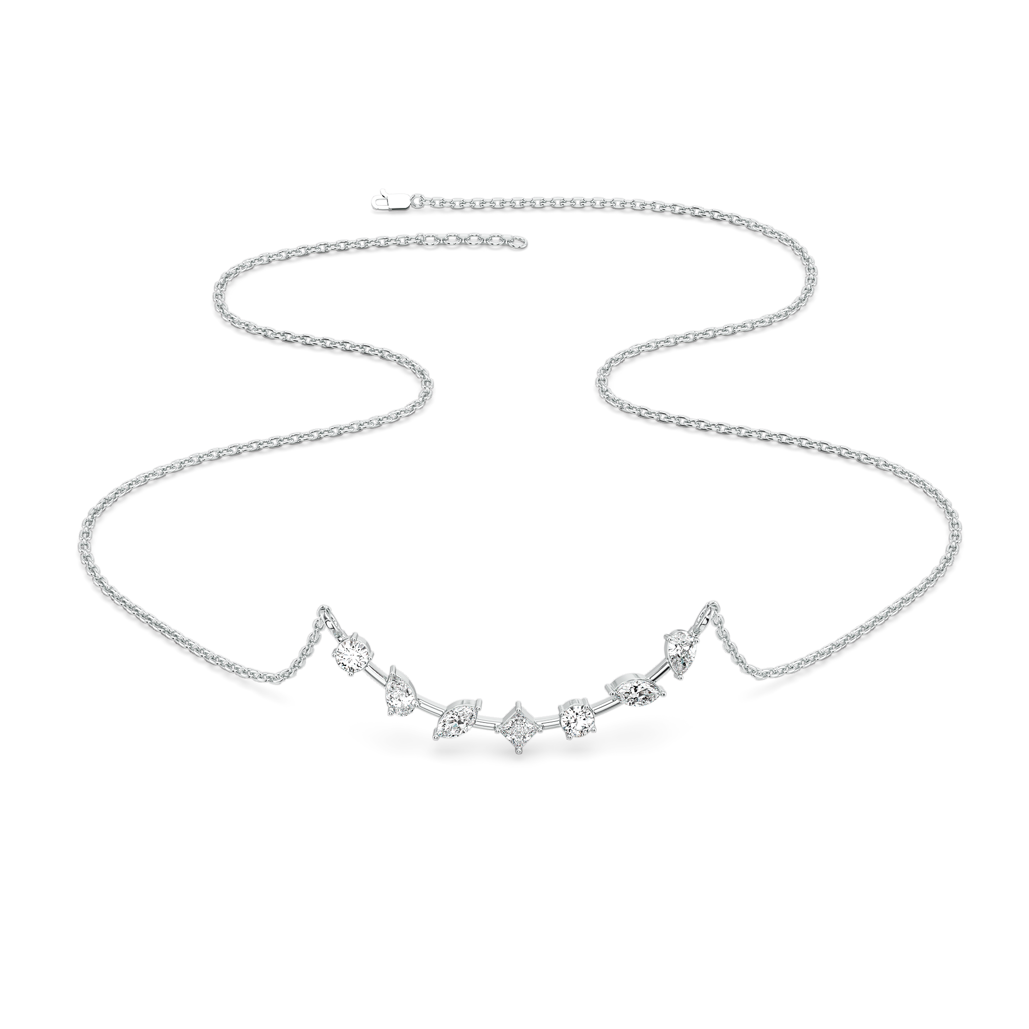 Diamond Cosmos - Pure Gold Lab Diamond Necklace