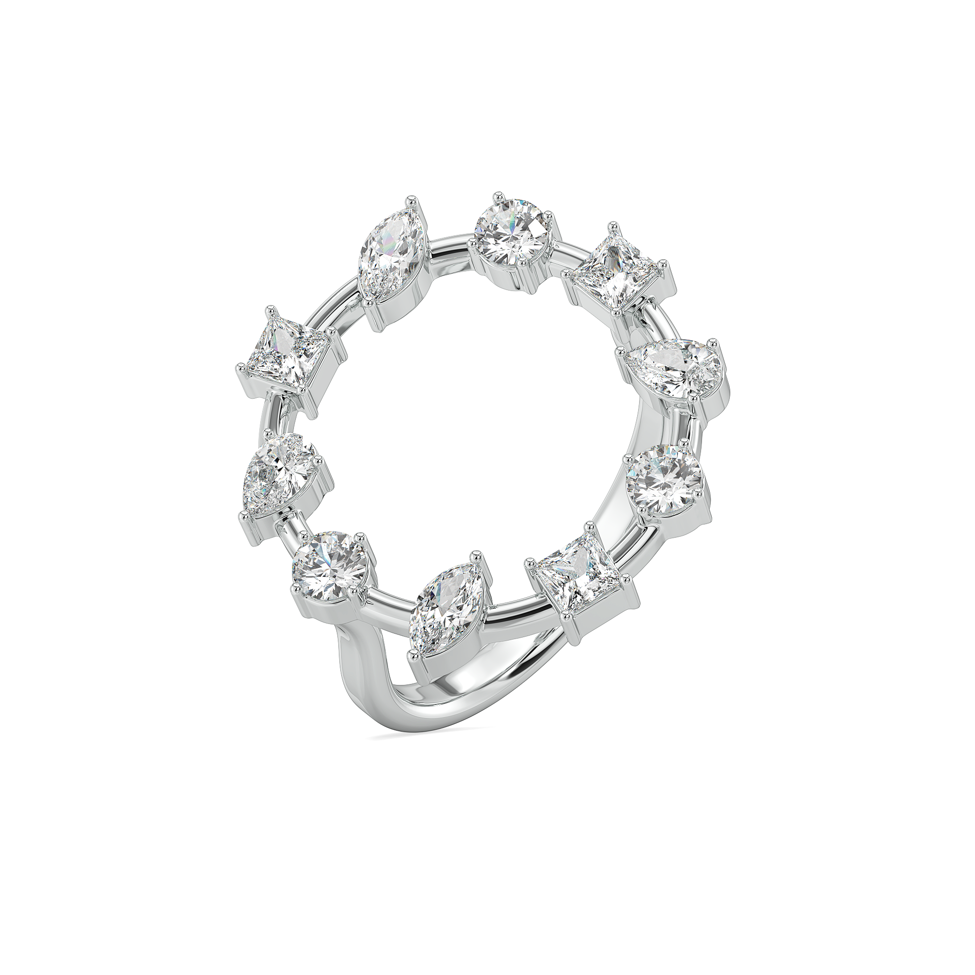 Diamond Cosmos - Pure Gold Lab Diamond Ring Secondary image